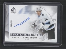 2024-25 SP Authentic #182 Maveric Lamoureux AUTO Future Watch Horizontal #/599