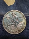 Vintage 1985 Engelhard Prospector/Eagle 1 Troy Oz .999 Fine Silver-Great Toning!