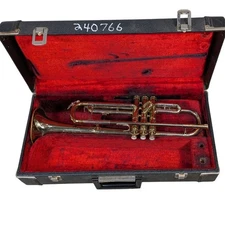 Vintage Conn USA Trumpet with Case 16B GA620137 *AS IS - Untested/Missing Pieces