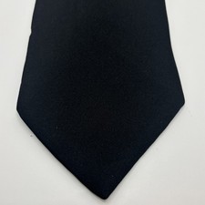 Stefano Ricci de Lisi Black Silk Tie 59 4 Made in Italy Luxury Classic