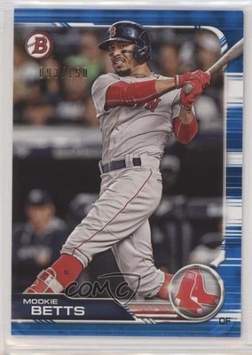 2019 Bowman Blue 93/150 Mookie Betts #50 o7m