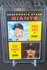 2020 Topps Heritage - Rookie Stars Logan Webb, Tyler Rogers #276 (RC)