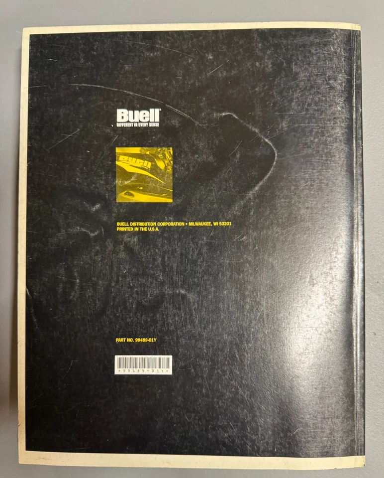 Buell Thunderbolt S3 S3T 2001 manual de servicio 99489-01Y Foto 3 de 3