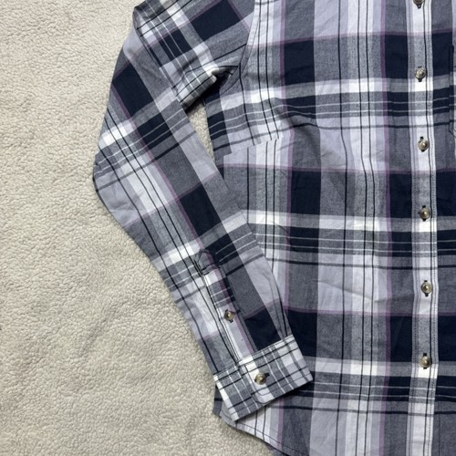 Camisa The North Face para mujer Berkeley novia camiseta de franela a cuadros con botones NUEVA - Imagen 10 de 15