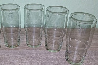 4 Stück Trinkgläser Superfest DDR Gläser Bier Cola Strong Glass Ceverit Neu