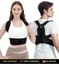 Adjustable Back Support Brace for Posture Correction in Men and Women