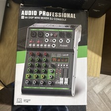 Aveek Audio Professional 99 DSP Mini Mixer Console per DJ 