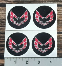 Pontiac Firebird Rim Wheel Center Cap Sticker Decal Laminated - Made in USA