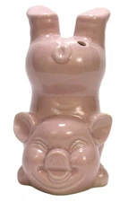 Pink Pig Bottoms Up Ceramic Cocktail Tiki Mug