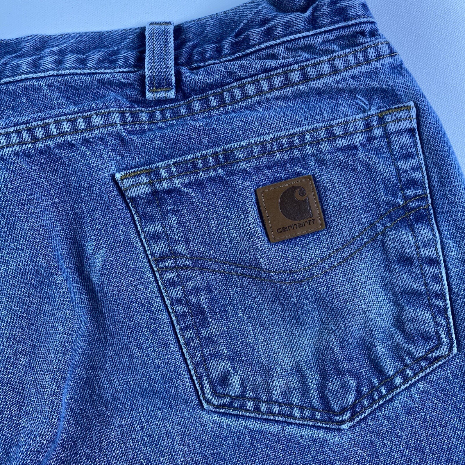 Adult 42/30 B480 Dps Traditional Fit Blue Denim Cotton Mens