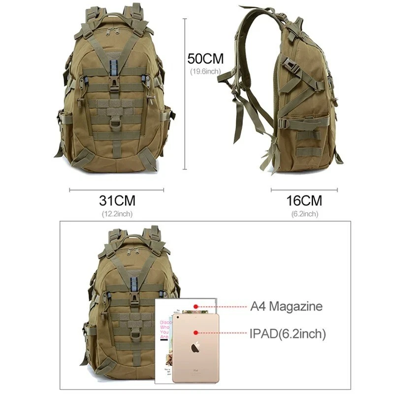 35L Wandern Camping Rucksack Outdoor Reise Klettern Tasche Bag Männer Damen Bag - Bild 2 von 4