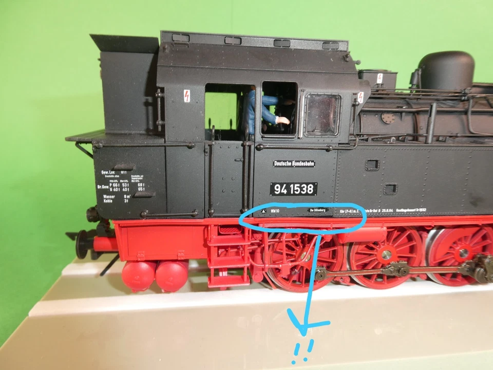 *LENZ 40294-01 Spur 0 digital /SOUND: BR94 1538 DB Dampflok - Bild 4 von 4