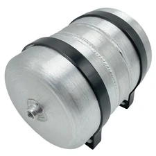 Gas Tank 6''x8'' Round Vertical 3/4 Gallons Fuel Tank Cell 1/4 NPT Aluminum Spun