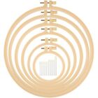 6 Pcs Embroidery Hoop 6 Size round Plastic Cross Stitch Hoop