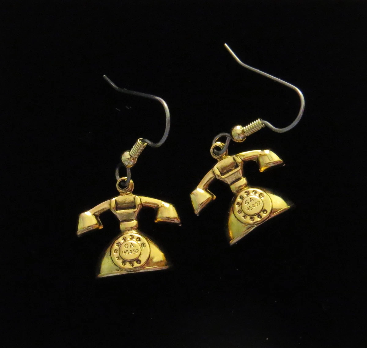 Vintage clearance telephone earrings