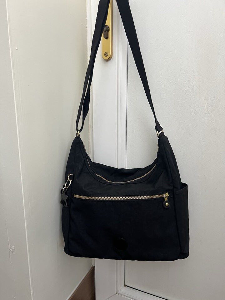 Ladies black Kipling crossbody/shoulder bag eBay