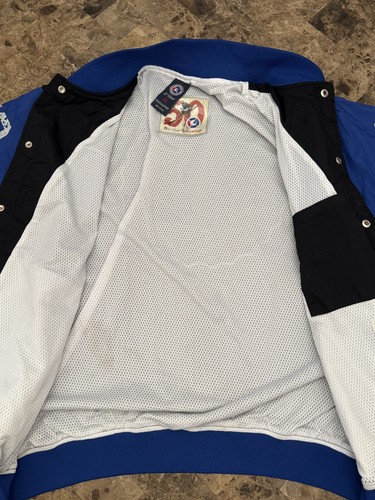 Vintage G Unit Varsity Jacket Blue White Black Snap Button Hip Hop Y2K Size XL - Picture 9 of 19