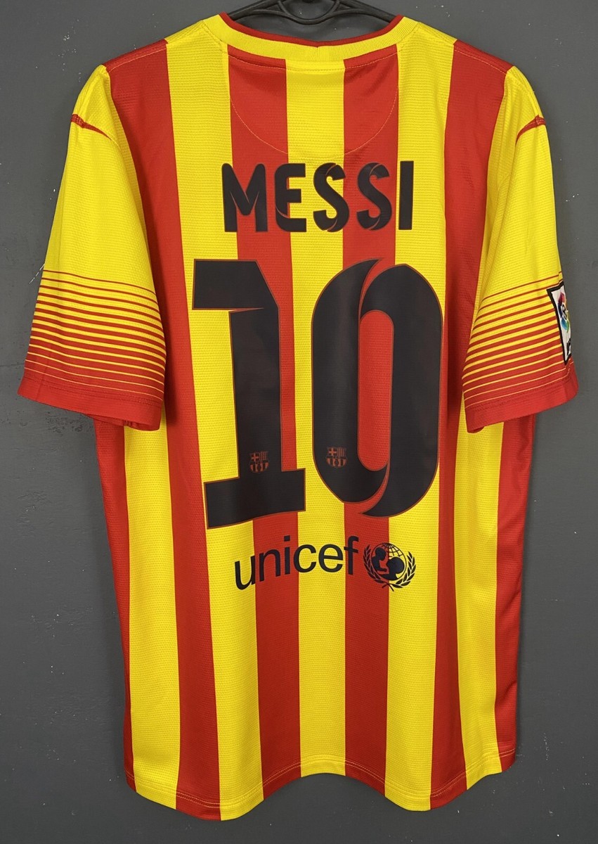 LEO MESSI #10 MEN'S FC BARCELONA 2013/2014 FOOTBALL SOCCER