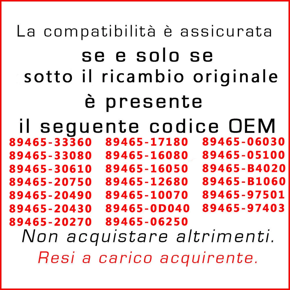 Sonda lambda sensore ossigeno Daihatsu Extol Bus 1.3 86CV 00-11 5N3A - Immagine 4 di 4