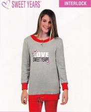 Pigiama Bimba Serafino con elastici. SWEET YEARS, PG10803. 100% Cotone Felpato.
