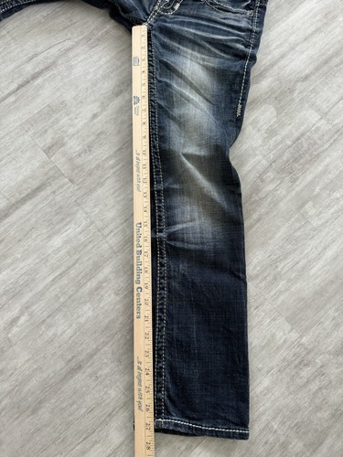 Big Star Sweet Girls Straight Leg Jeans Bling Distressed EEUC!! 24R - Picture 11 of 12