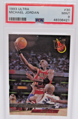 Michael Jordan 1993 Fleer Ultra Basketball Card #30 PSA 9 Mint 