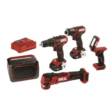 Skil CB7368A-20 PWRCore 12 12V Brushless 5-Tool Combo Kit +2 Batteries w/Charger
