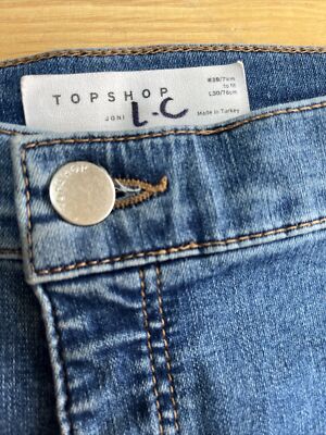 Topshop Joni Ripped Jeans Topshop Joni Ripped Jeans Blue Waist 28