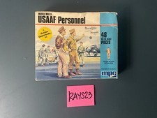 46 piece HO/OO Scale Model Kit World War II USAAF Personnel MPC 1-6009 COMPLETE