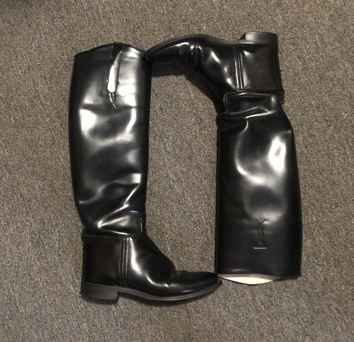 Bottes D'équitation Marlborough Cuir Noir – Taille US 10.5 – Homme – Made In England