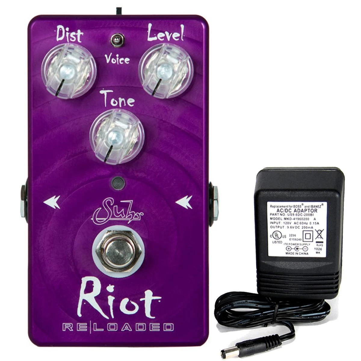 Suhr Riot Reloaded Distortion pedal w/ 9v power supply | eBay