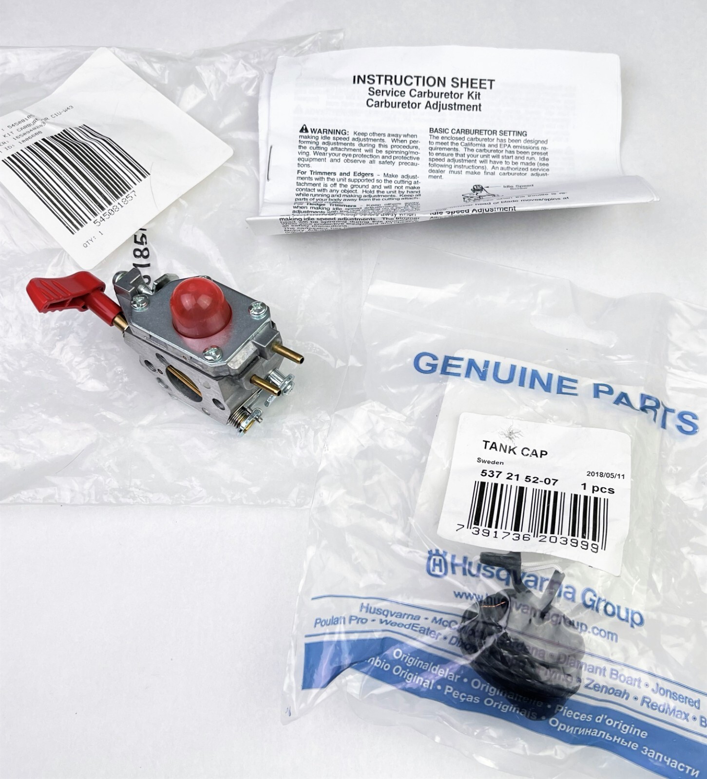 / Carburetor 537215207 Fuel Tank Cap