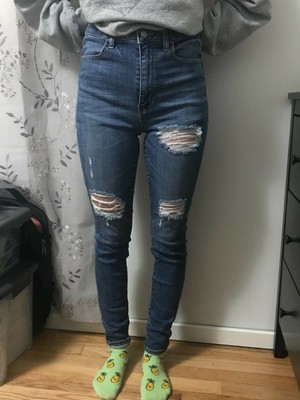 Super Stretch Distressed Jeans Sz 