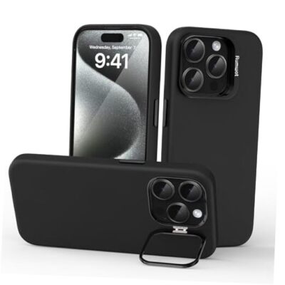 Genuine Leather Case for iPhone 15 Pro Max+Invisible Stand | Full Grain Black | eBay Genuine Leather Case for iPhone 15 Pro Max+Invisible Stand | Full Grain Black | eBay