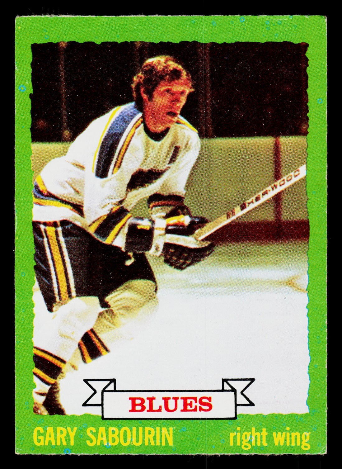 1973-74 Topps Hockey Card #184 Gary Sabourin