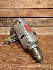 Vintage Wizard Industrial 1/2 Drill Model 2HC5402 Original Chuck Key Runs Great!