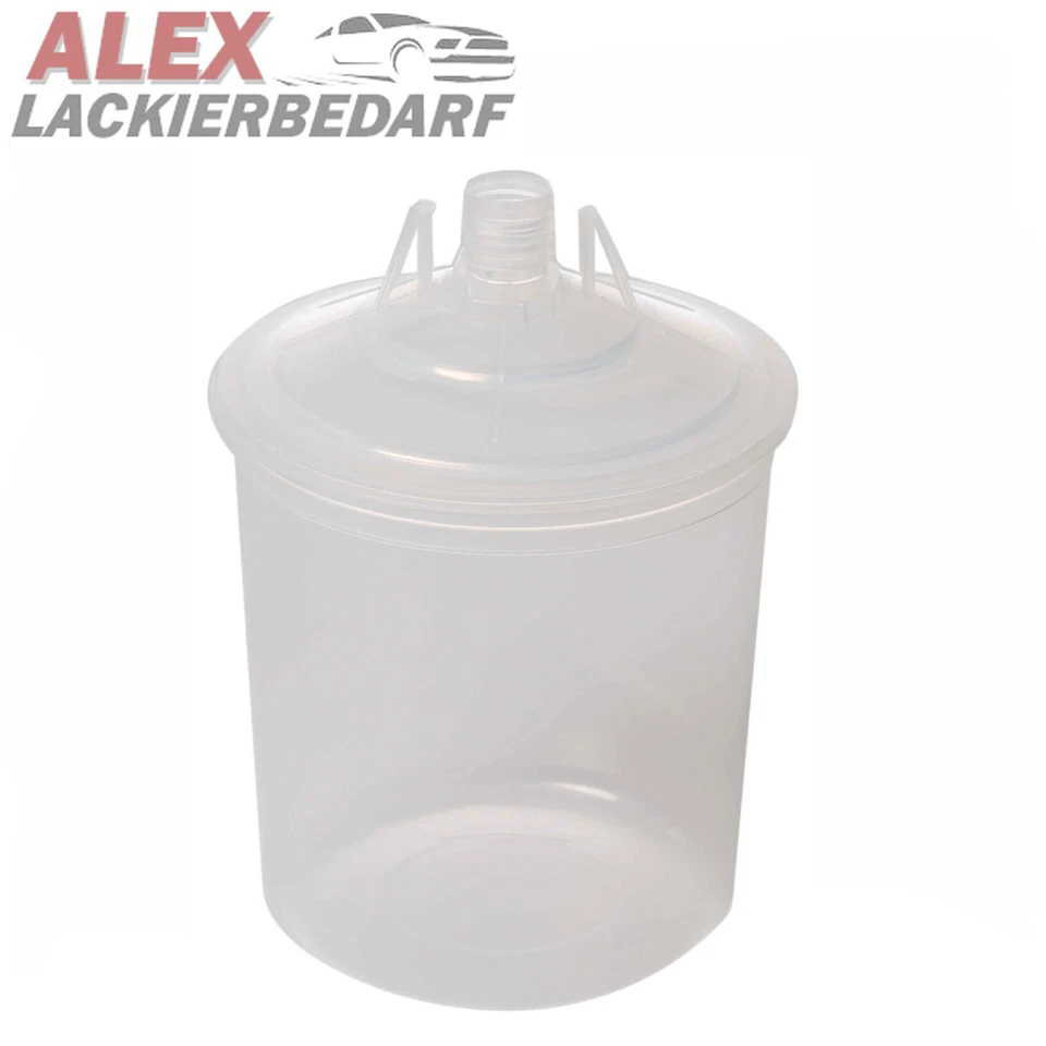 200x GERKO Becher Paint System Kit 125 µ 400ml Autolack Lackierpistole - Bild 2 von 4