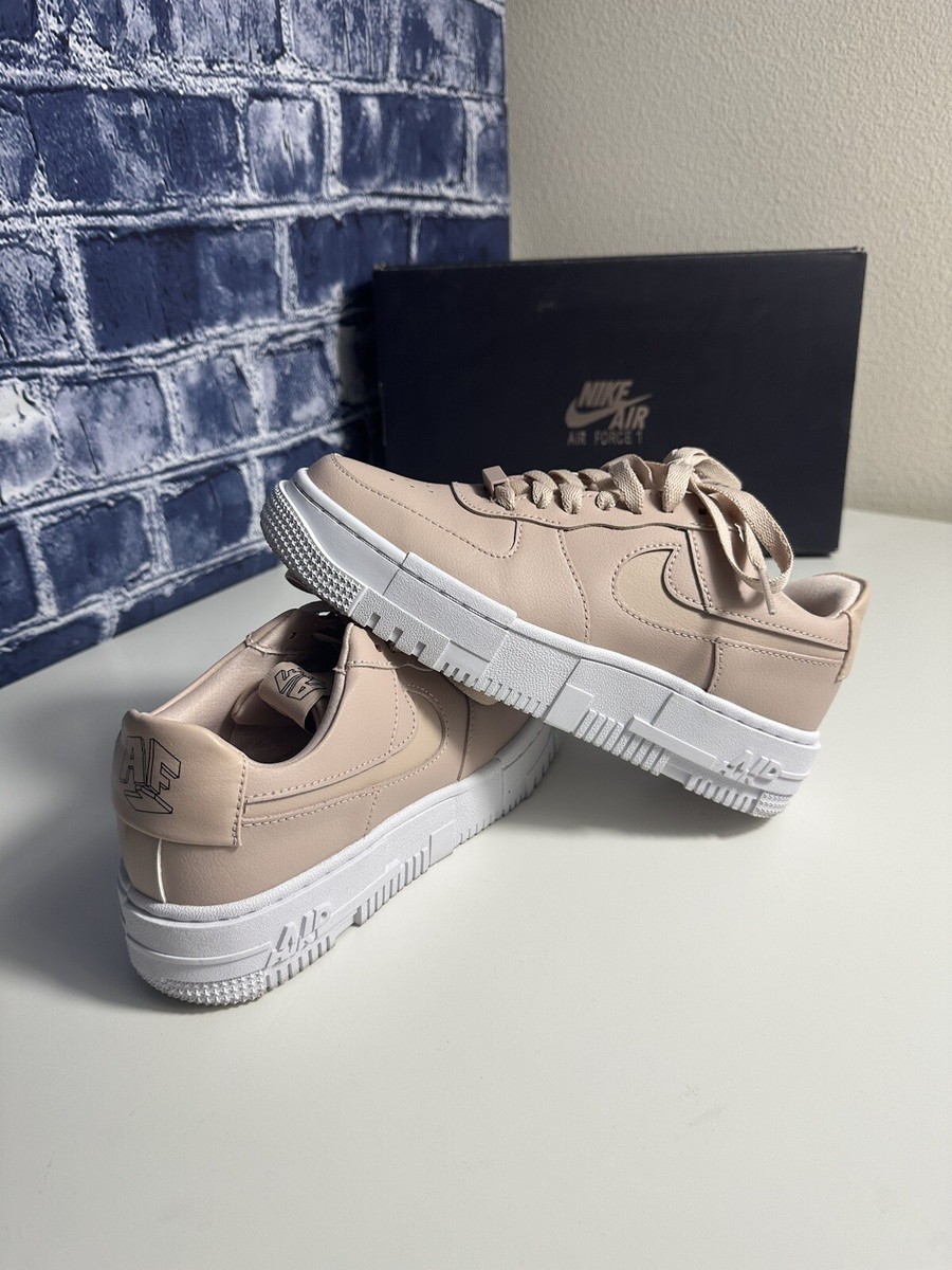nike air force 1 platform beige