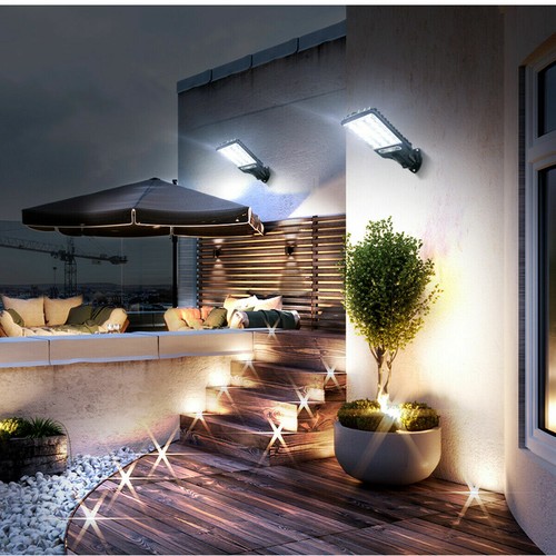 2Pack LED Solar Flood Light Motion Sensor Security Wall Yard Street Outdoor Lamp - Picture 15 of 18