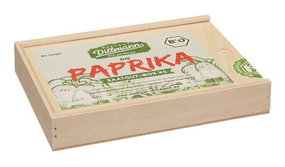 Saatgut Dillmann XSBio47 BIO Paprika Saatgut-Box XS (Samen-Sets) | eBay