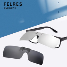 Clip On Flip Up Glasses Polarized Sunglasses Men Women Driving Glasses UV400