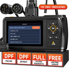 Heavy Duty Truck Diagnostic HD OBD & OBD2 Scanner DPF Regeneration For Paccar