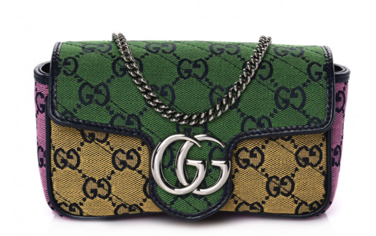 Bolsa Gucci Marmont Multicolor