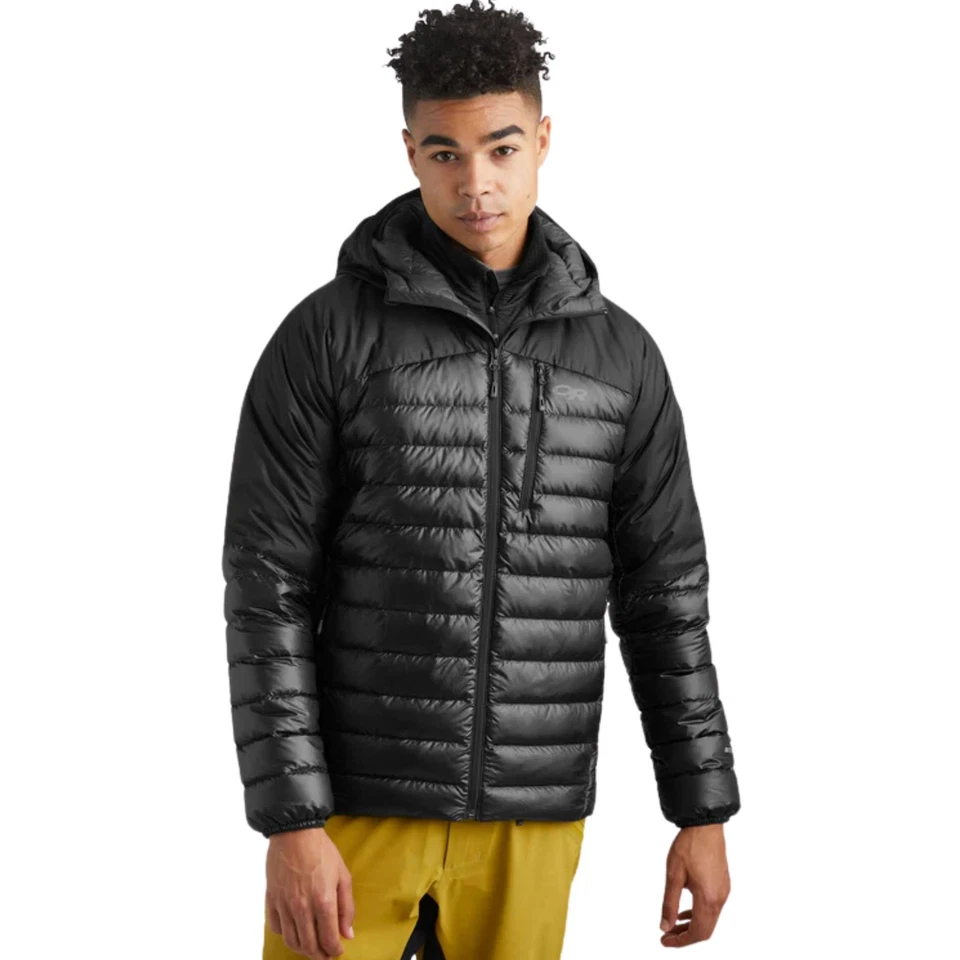 Outdoor Research Helium Down Hoodie Hombre Chaqueta de Invierno, Negra, XX-Grande Foto 2 de 4