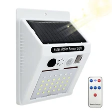 Solar Alarm Light Motion Detector Outdoor Waterproof 3Modes Security Siren Lamp