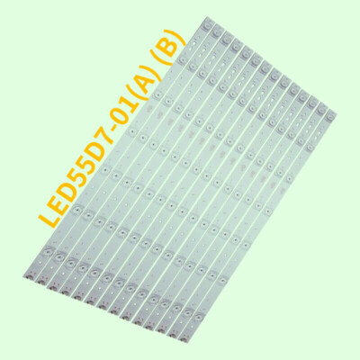 New LED-Streifenleisten für LED55D7-01(A) 30355007202 LC550DUY SH A1 PLED5529A-F