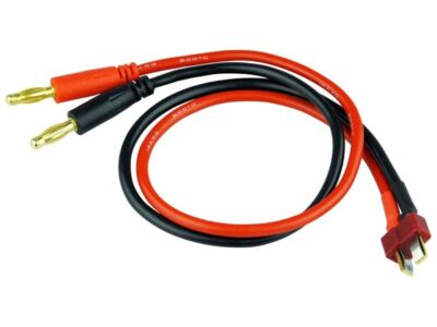 Akku - LiPo Ladekabel - kompatibel mit Deans T-Plug Ladestecker auf Bananensteck