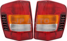 For 2002-2004 Jeep Grand Cherokee Tail Light Set Driver And Passenger Side