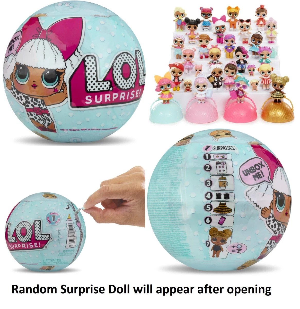 LOL Surprise Series 1 Doll Original Tots - Assorted Ball Ages 5+ New Toy  Play