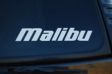 Malibu Boats Sticker Vinyl Decal Car Boat Exterior Choose Size & Color (V375)